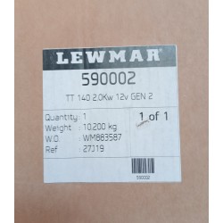 590002 LEWMAR STER STRUMIENIOWY TT 140 2.0KW DRUGA GENERACJA 12V