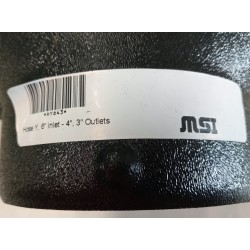7811376A WEBASTO MSI TRÓJNIK POWIETRZA TYP Y 100x150x75M wlot węża 6" / wylot węża 4", 3" HY643