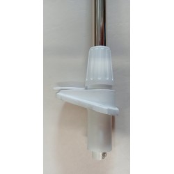 30353 LALIZAS LAMPA NAWIGACYJNA MASZT NIERDZEWNY Z LAMPĄ TOPOWĄ BIAŁY 130CM