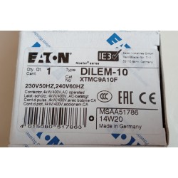 STYCZNIK EATON DILM-10 (230V/50HZ, 240V/60HZ) 3B 4KW/400V