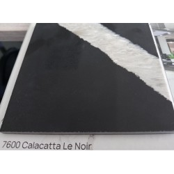 7600 CALACATTA LE NOIR AVANT QUARTZ PŁYTA 1600X3200X20MM CZARNY Z BEŻOWYMI ŻYŁAMI 5,12m²