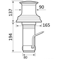 6630331312 LEWMAR KABESTAN C3 12V (OUTLET)