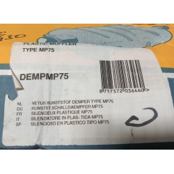 DEMPMP75 VETUS Tłumik plastikowy układu wydechowego (USZKODZONE OPAKOWANIE PRODUCENTA)