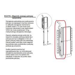R131770 VENSET Wspornik unoszący do TS600B