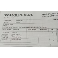 22037078 VOLVO PENTA ZESTAW ANTYKOROZYJNY ACP IPS D4 D6 D9