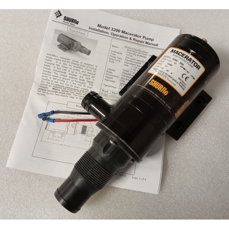 3200-000 SHURflo POMPA MACERACYJNA 12V 3200-000 SHURflo POMPA MACERACYJNA 12V