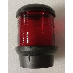 3506232000 S40 AQUA SIGNAL 360ST LAMPA NAWIGACYJNA 474417 12V CZERWONA MASZTOWA, OBUDOWA CZARNA (UŻYWANA)