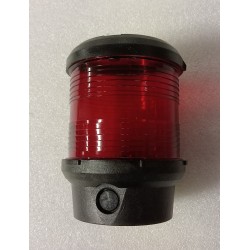 3506232000 S40 AQUA SIGNAL 360ST LAMPA NAWIGACYJNA 474417 12V CZERWONA MASZTOWA, OBUDOWA CZARNA (UŻYWANA)