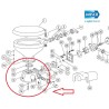 37004-1000 JABSCO Podstawa do morskiej toalety elektrycznej rysunek