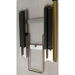 Z.64220 ZWAARDVIS ALUMINIOWY SYSTEM PROWADNICY DO STOŁU LUB KRZESŁA 180MM