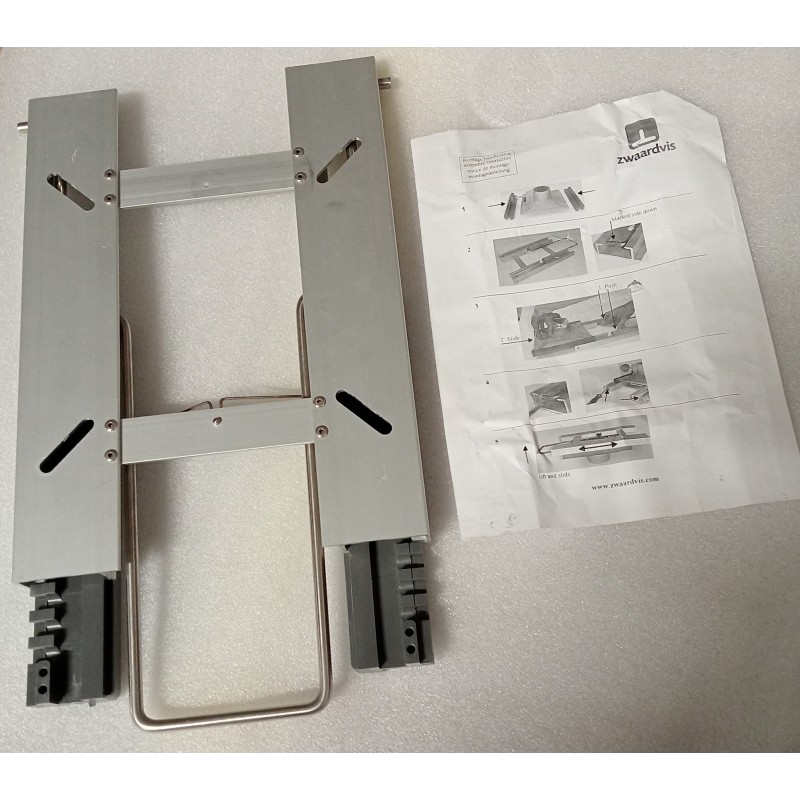 Z.64220 ZWAARDVIS ALUMINIOWY SYSTEM PROWADNICY DO STOŁU LUB KRZESŁA 180MM Z.64220 ZWAARDVIS ALUMINIOWY SYSTEM PROWADNICY DO STOŁU LUB KRZESŁA 180MM