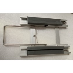 Z.64220 ZWAARDVIS ALUMINIOWY SYSTEM PROWADNICY DO STOŁU LUB KRZESŁA 180MM