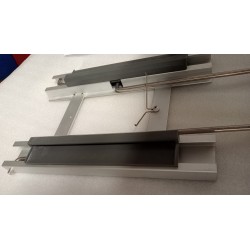 Z.64220 ZWAARDVIS ALUMINIOWY SYSTEM PROWADNICY DO STOŁU LUB KRZESŁA 180MM
