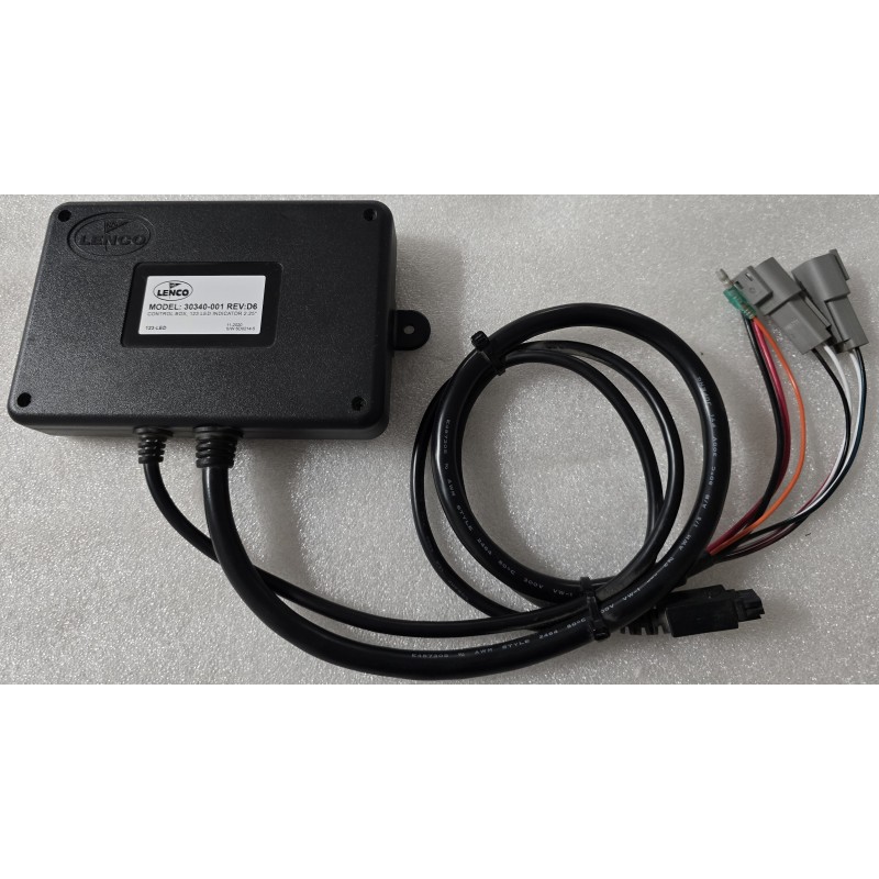 30340-001 REV:D6 LENCO SKRZYNKA STEROWNICZA 123 LED 2.25" (POWYSTAWOWA)
