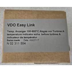 N02311554 VDO (51.27401-7007 MAN) WSKAŹNIK TEMPERATURY SPALIN TURBINY 100-900°C 02311553 (ZESTAW 2 SZTUKI)
