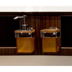 4552.CC Foresti & Suardi Szklanka na szczoteczki COGNAC
