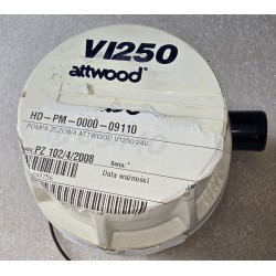 V1250 ATTWOOD POMPA ZĘZOWA 24V 78,9L/MIN (BRAK OPAKOWANIA, RYSY)