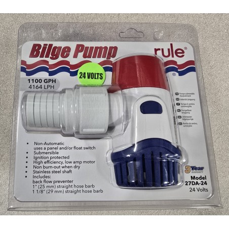 27DA-24 RULE POMPA ZĘZOWA 1100 GPH 24V 4164LPH