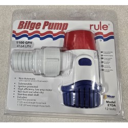 27DA-12 RULE POMPA ZĘZOWA ZANURZALNA 1100 GPH 12V 70L/MIN