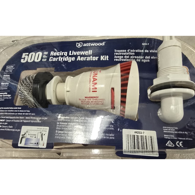 4253-7 T-500 ATTWOOD POMPA ELEKTRYCZNA DO FISH BOX AERATOR KIT TSUNAMI 4253-7 T-500 ATTWOOD POMPA ELEKTRYCZNA DO FISH BOX AERATOR KIT TSUNAMI