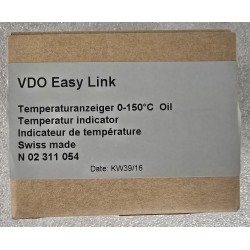 N02311054 VDO WSKAŹNIK TEMPERATURY OLEJU SILNIKOWEGO OCEANLINK  50-150°C 52MM (ZESTAW 2 SZTUKI)