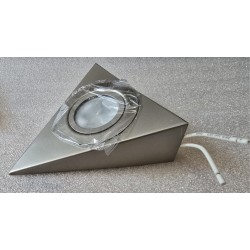 TRÓJKĄT HALOGEN PODSZAWKOWA OPRAWA PUNKTOWA SATYNA G4 20W 12V JC
