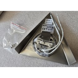 TRÓJKĄT HALOGEN PODSZAWKOWA OPRAWA PUNKTOWA SATYNA G4 20W 12V JC
