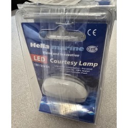 2JA998560-051 HELLA MARINE LAMPKA PODSTOPNIOWA LED 12/24V (LED NIEBIESKI BIAŁY KORPUS)