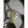 SW0079 VOLANTEC EQ-RAPTOR KIEROWNICA ⌀360MM CZARNO SREBRNA