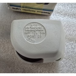 AQUA SIGNAL SERIA S20 LAMPY NA STERBURTĘ (ZIELONA, CZERWONA) 12V biała obudowa