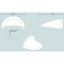 90136 SLEIPNER Osłony do zestawu tunelu rufowego Ø215mm