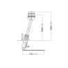 3570311000 AQUA SIGNAL LAMPA NAWIGACYJNA MASZT S20 BIAŁA 150cm 12V IP45