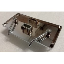 PÓŁKA PRYSZNICOWA NA DRĄŻEK JIMJIM CHROM 24x13 cm (OMNIRES)