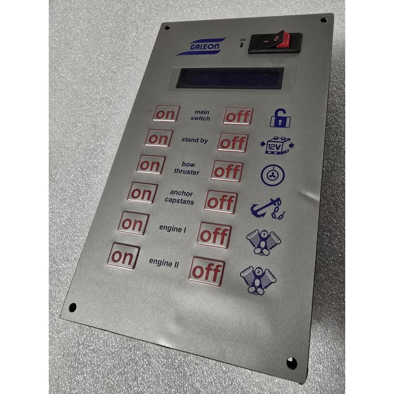 SPIDER 210 PANEL STERUJĄCY NA 6 WŁĄCZNIKÓW Z JACHTU GALEON (POTESTOWY) P12
