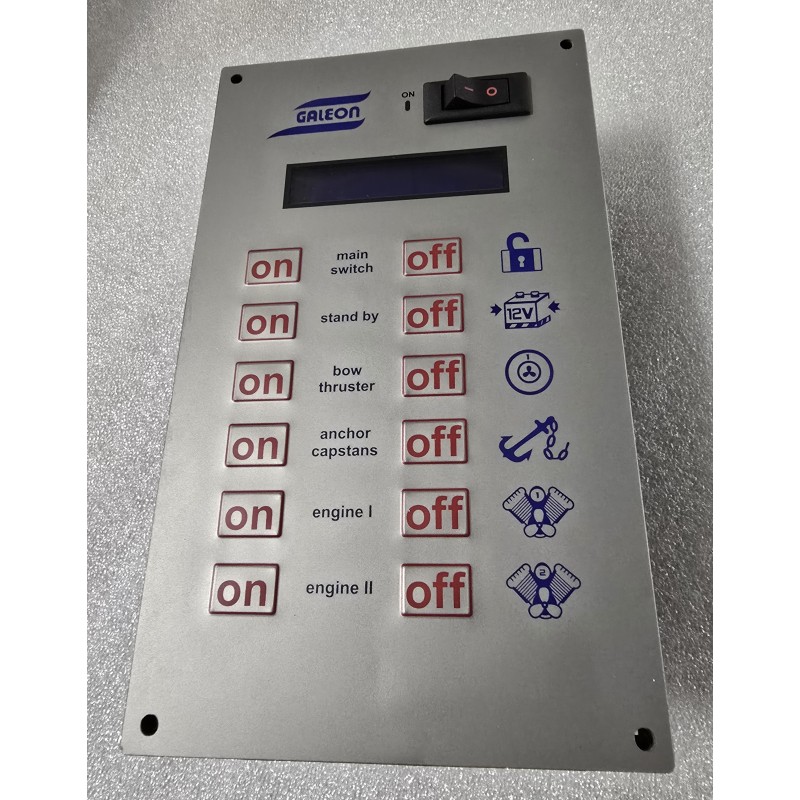 SPIDER 210 PANEL STERUJĄCY NA 6 WŁĄCZNIKÓW Z JACHTU GALEON (POTESTOWY) P13 SPIDER 210 PANEL STERUJĄCY NA 6 WŁĄCZNIKÓW Z JACHTU GALEON (POTESTOWY) P13