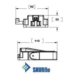 359-101-30 SHURFLO WŁĄCZNIK PŁYWAKOWY 12/24V DC 12/6A (OUTLET)