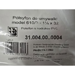 31.004.00 SANIT EISENBERG PÓŁSYFON UMYWALKOWY BIAŁY 610/3