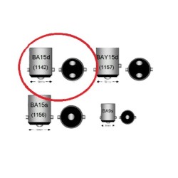 1142 GENERAL ELECTRIC ŻARÓWKA BAGNETOWA 15W BA15D 12V (USZKODZONE OPAKOWANIE)