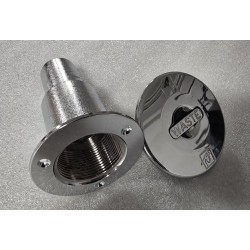 CAPWC38 VETUS KOREK WYCIĄGU NIECZYSTOŚCI 38MM CHROM AISI316 GWINT G1 1/2" NS (OUTLET)