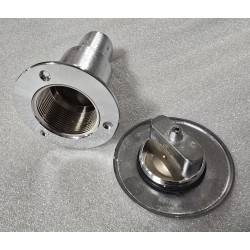 CAPWC38 VETUS KOREK WYCIĄGU NIECZYSTOŚCI 38MM CHROM AISI316 GWINT G1 1/2" NS (OUTLET)