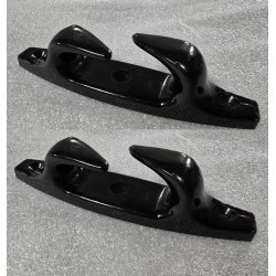 16678 PLASTIMO PÓŁKLUZA DZIOBOWA CUMOWNICZA CZARNA PLASTIKOWA 150MM (ZESTAW 2 SZTUKI)
