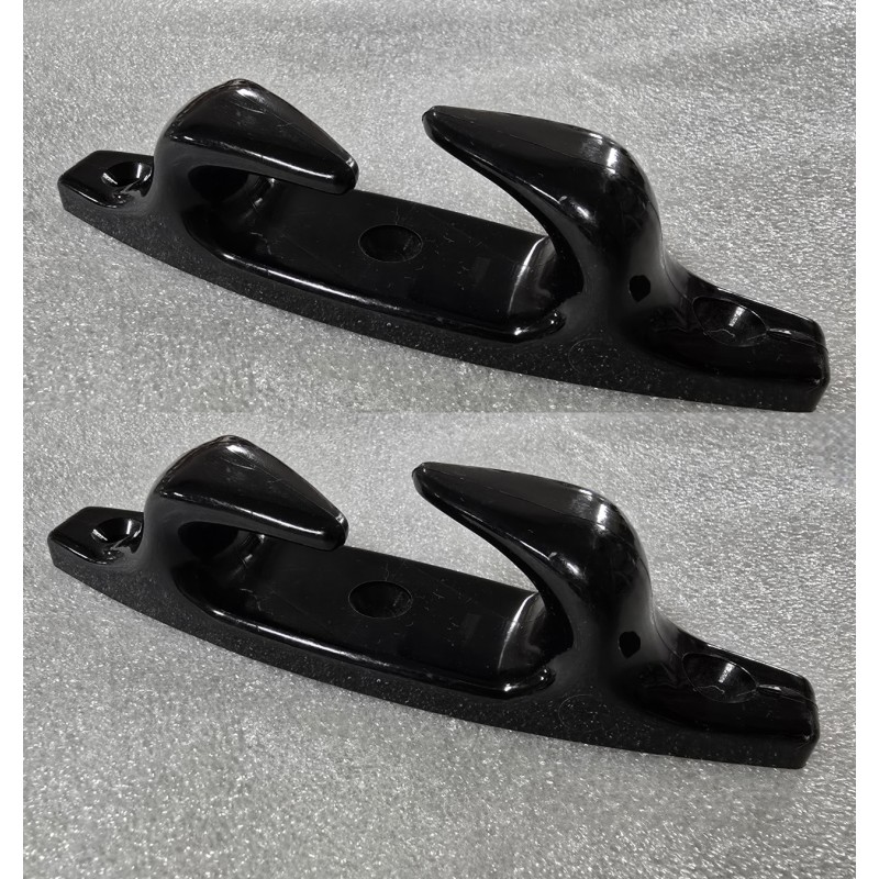 16678 PLASTIMO PÓŁKLUZA DZIOBOWA CUMOWNICZA CZARNA PLASTIKOWA 150MM (ZESTAW 2 SZTUKI)