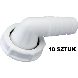 110888 VIEGA DWUZŁĄCZKI 90° DO WĘŻA ODPŁYWOWEGO (ZESTAW 10 SZTUK)