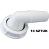 110888 VIEGA DWUZŁĄCZKI 90° DO WĘŻA ODPŁYWOWEGO (ZESTAW 10 SZTUK)