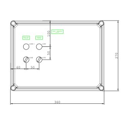 PRZEŁĄCZNIK AGREGAT-LĄD EU 32A 230V 50HZ MAX 9KW (DP) ANDREM