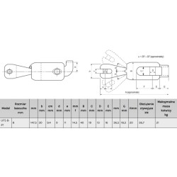 UFS8-21 ULTRA MARINE FLIP SWIVEL KRĘTLIK KOTWICZNY 418532