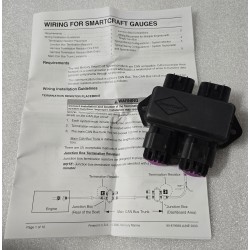 878492K14 MERCURY Zestaw 4-portowej skrzynki przyłączeniowej SmartCraft (POTESTOWY)