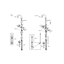 728200000 DAMIXA BATERIA UMYWALKOWA G TYPE V3.0 CHROM Z KORKIEM AUTOMATYCZNYM (POWYSTAWOWA, BRAK OPAKOWANIA)