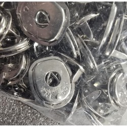 814228670 MSyn Zapięcie "Lift the dot" Nogi (7mm) mosiężne niklowane (ZESTAW 100 sztuk)