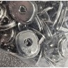 814228670 MSyn Zapięcie "Lift the dot" Nogi (7mm) mosiężne niklowane (ZESTAW 100 sztuk)